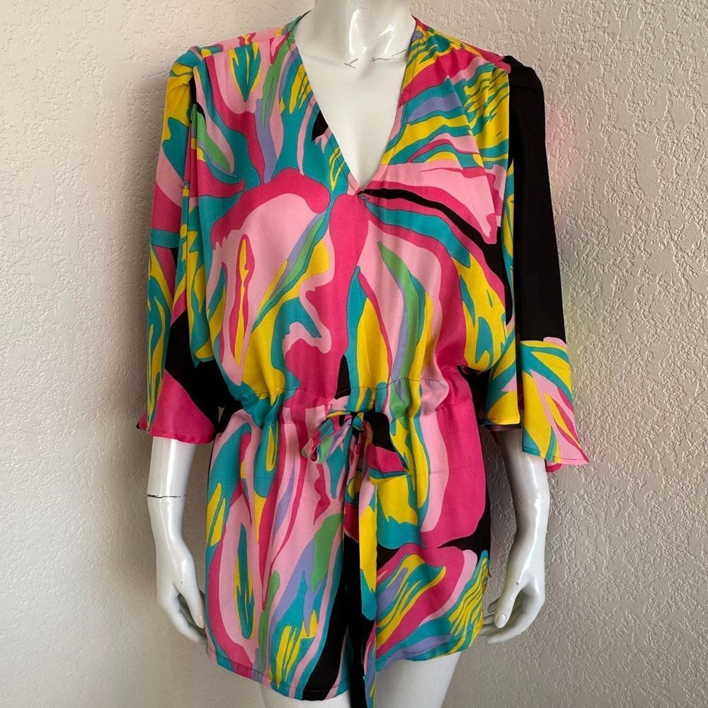 Mara Hoffman Gypsy Swim Cover Up Sheer Size S 🔥